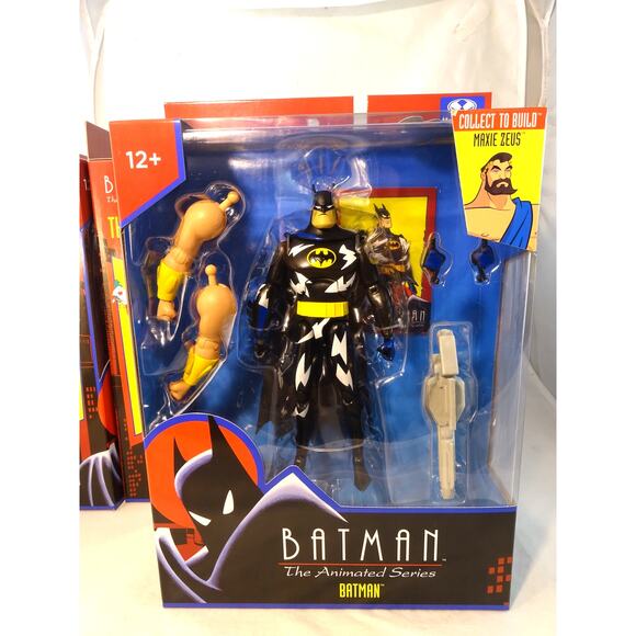 McFarlane Toys Batman The Animated Series MAXIE ZEUS BAF Wave Complete Set 4 NIB - Picture 2 of 15
